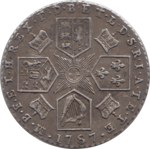 1787 SIXPENCE ( EF ) - Sixpence - Cambridgeshire Coins