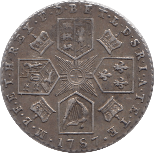 1787 SIXPENCE ( EF ) - Sixpence - Cambridgeshire Coins