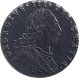1787 SIXPENCE ( EF ) - Sixpence - Cambridgeshire Coins