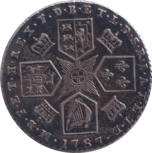1787 SIXPENCE ( EF ) - Sixpence - Cambridgeshire Coins