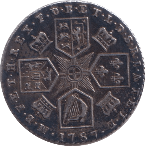 1787 SIXPENCE ( EF ) - Sixpence - Cambridgeshire Coins