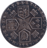 1787 SIXPENCE ( EF ) - Sixpence - Cambridgeshire Coins