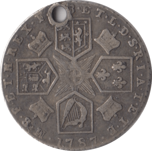 1787 SIXPENCE ( FINE ) - Sixpence - Cambridgeshire Coins