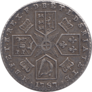 1787 SIXPENCE ( GVF ) 6 - Sixpence - Cambridgeshire Coins
