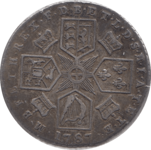 1787 SIXPENCE ( GVF ) - Sixpence - Cambridgeshire Coins