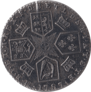 1787 SIXPENCE ( GVF ) - Sixpence - Cambridgeshire Coins