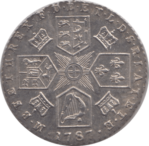 1787 SIXPENCE ( UNC ) - Sixpence - Cambridgeshire Coins