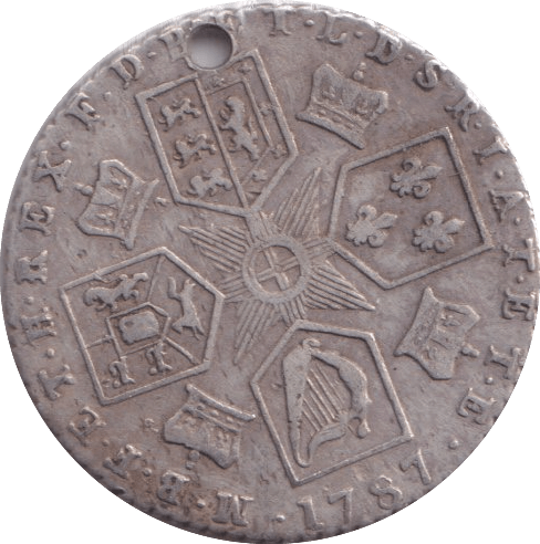 1787 SIXPENCE ( VF ) - Sixpence - Cambridgeshire Coins