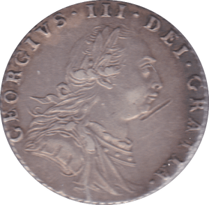 1787 SIXPENCE ( GVF ) G