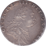 1787 SIXPENCE ( GVF ) G