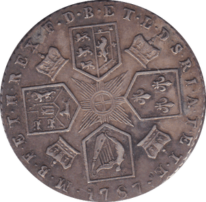 1787 SIXPENCE ( GVF ) G