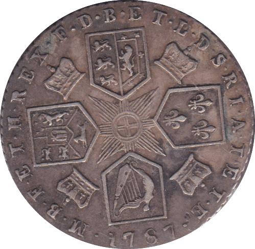 1787 SIXPENCE ( GVF ) G