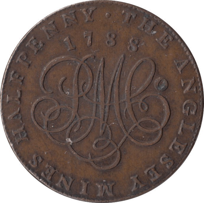 1788 DRUID PENNY TOKEN - PENNY TOKEN - Cambridgeshire Coins