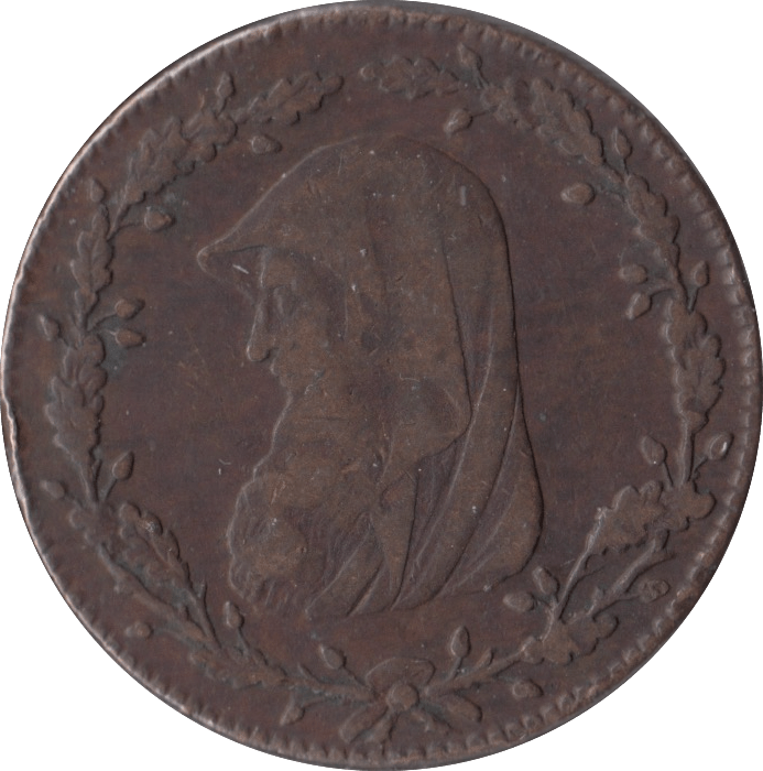 1788 DRUID PENNY TOKEN - PENNY TOKEN - Cambridgeshire Coins