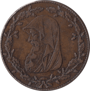 1788 DRUID PENNY TOKEN - PENNY TOKEN - Cambridgeshire Coins