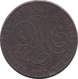1788 DRUID PENNY TOKEN - Token - Cambridgeshire Coins