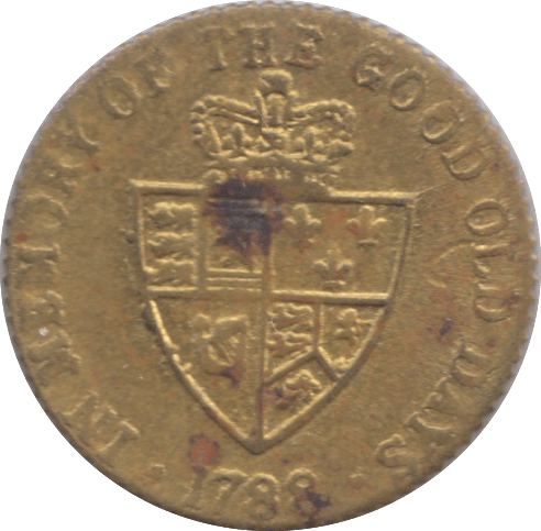 1788 GAMING TOKEN HALF GUINEA STYLE - GAMING TOKEN - Cambridgeshire Coins