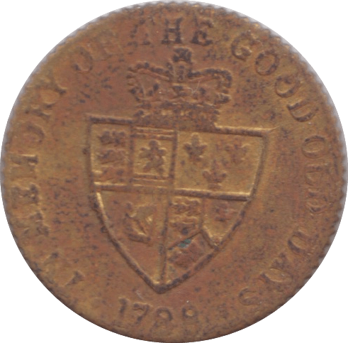 1788 GAMING TOKEN HALF GUINEA STYLE - GAMING TOKEN - Cambridgeshire Coins