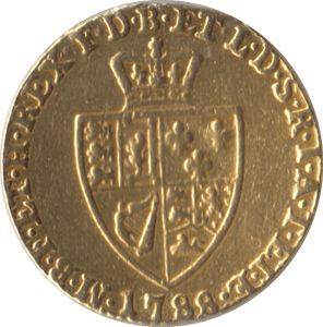 1788 GOLD HALF GUINEA ( F ) - Guineas - Cambridgeshire Coins
