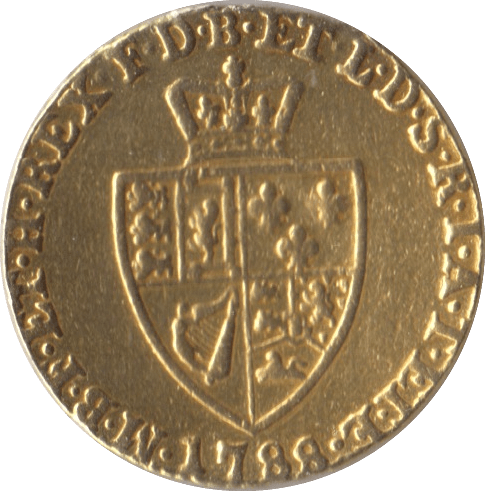 1788 GOLD HALF GUINEA ( F ) - Guineas - Cambridgeshire Coins