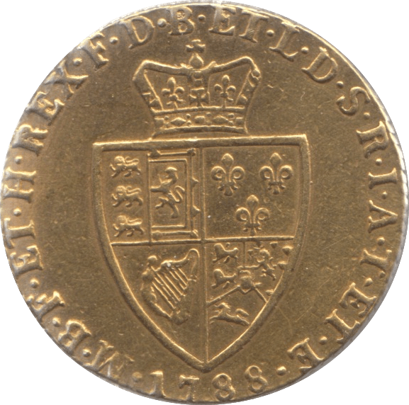 1788 GOLD ONE GUINEA ( GVF ) GEORGE III - Guineas - Cambridgeshire Coins