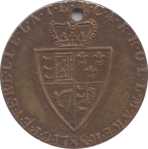 1788 GUINEA GAMING TOKEN - Token - Cambridgeshire Coins