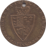 1788 GUINEA GAMING TOKEN - Token - Cambridgeshire Coins