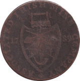 1789 HALFPENNY TOKEN IRISH MINES - WORLD COINS - Cambridgeshire Coins