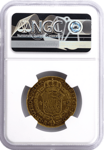 1789 M GOLD MF SPAIN 4E (NGC) VF 35 - NGC CERTIFIED COINS - Cambridgeshire Coins