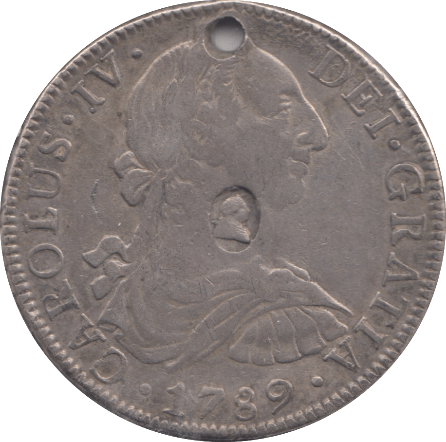 1789 SPAIN SILVER 8 REALES - WORLD COINS - Cambridgeshire Coins