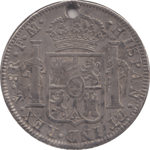 1789 SPAIN SILVER 8 REALES - WORLD COINS - Cambridgeshire Coins