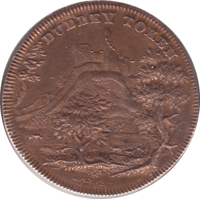 1790 DUDLEY HALFPENNY TOKEN REF 381 - Token - Cambridgeshire Coins