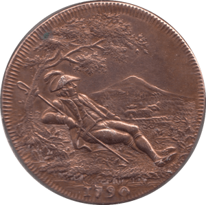 1790 DUDLEY HALFPENNY TOKEN REF 381 - Token - Cambridgeshire Coins