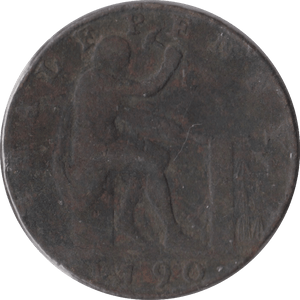 1790 HALF PENNY JOHN WILKINSON TOKEN - HALFPENNY TOKEN - Cambridgeshire Coins