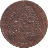 1790 MASONIC HALFPENNY TOKEN REF 361 - Token - Cambridgeshire Coins