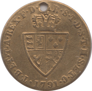 1791 GUINEA TOKEN - Token - Cambridgeshire Coins