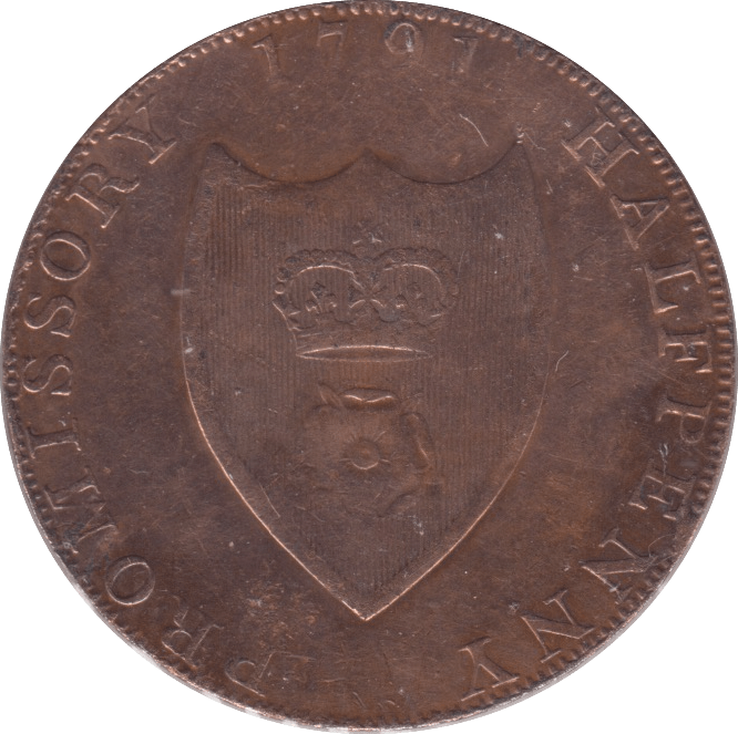 1791 HALFPENNY TOKEN SOUTHAMPTON ARMS REF 354 - Token - Cambridgeshire Coins