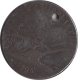 1791 MACCLESFIELD HALFPENNY TOKEN HOLED - Token - Cambridgeshire Coins