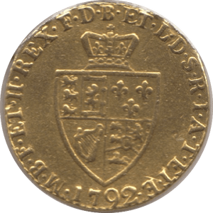 1792 GOLD HALF GUINEA ( GF ) - Guineas - Cambridgeshire Coins