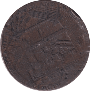 1792 HALFPENNY TOKEN MORGAN - WORLD COINS - Cambridgeshire Coins