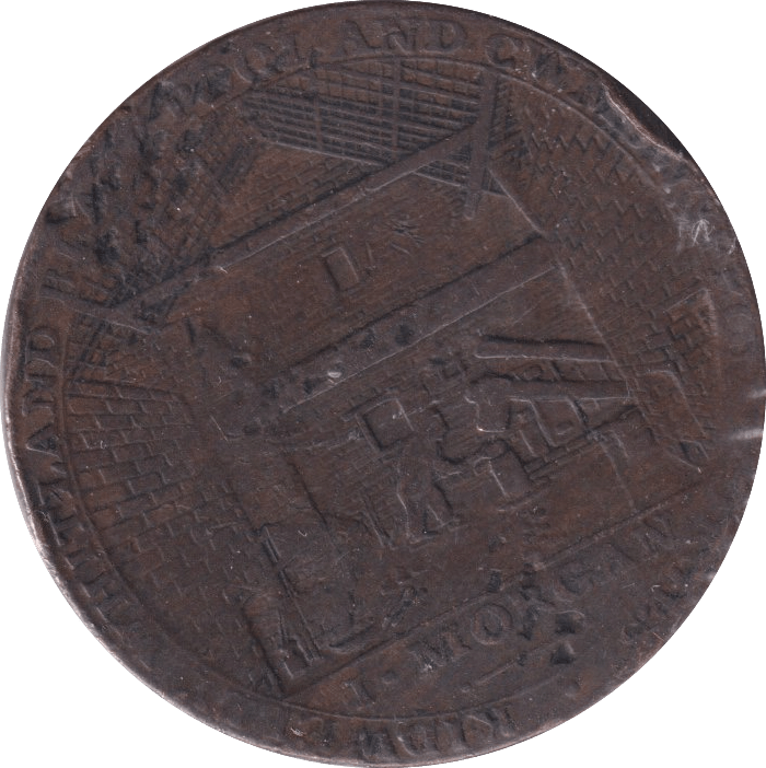 1792 HALFPENNY TOKEN MORGAN - WORLD COINS - Cambridgeshire Coins