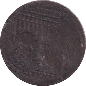 1792 HALFPENNY TOKEN MORGAN - WORLD COINS - Cambridgeshire Coins