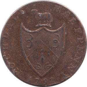 1792 ROCHDALE HALFPENNY TOKEN REF 357 - Token - Cambridgeshire Coins