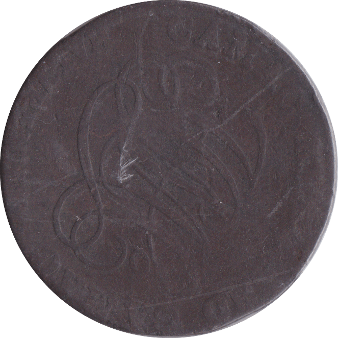 1792 HALFPENNY TOKEN DUBLIN IRELAND