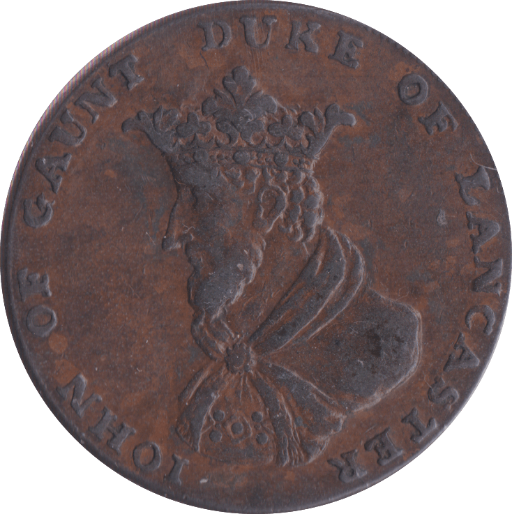 1792 HALFPENNY TOKEN LANCASHIRE