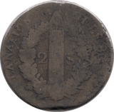 1793 2 SOLS FRANCE LOUIS XVI - WORLD COINS - Cambridgeshire Coins