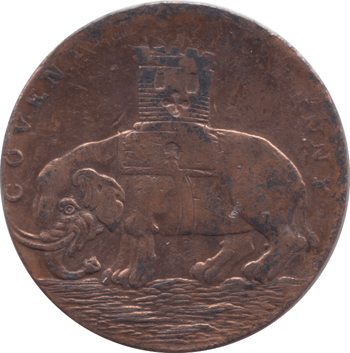 1793 COVENTRY HALFPENNY TOKEN REF 364 - Token - Cambridgeshire Coins