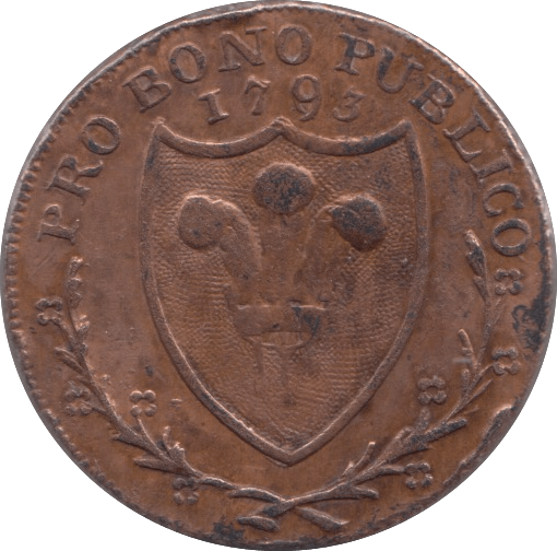 1793 FARTHING SOUTH WALES REF 384 - Token - Cambridgeshire Coins