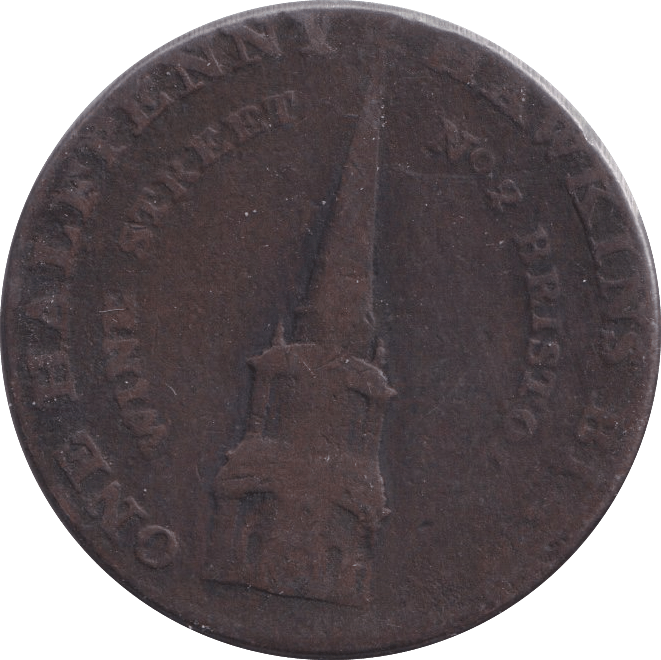 1793 HALFPENNY BRISTOL - WORLD COINS - Cambridgeshire Coins
