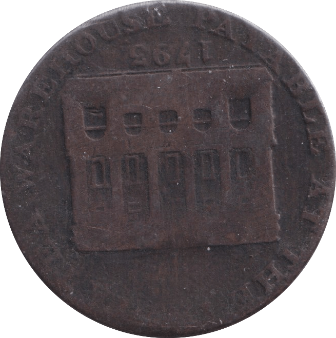 1793 HALFPENNY BRISTOL - WORLD COINS - Cambridgeshire Coins